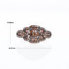 Knot Cluster Orange Diamond Ring