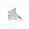 Floral Filigree Design Diamond Ring
