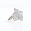 Floral Filigree Design Diamond Ring