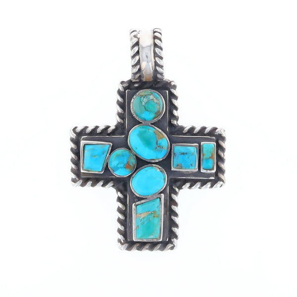 Turquoise Cross Pendant