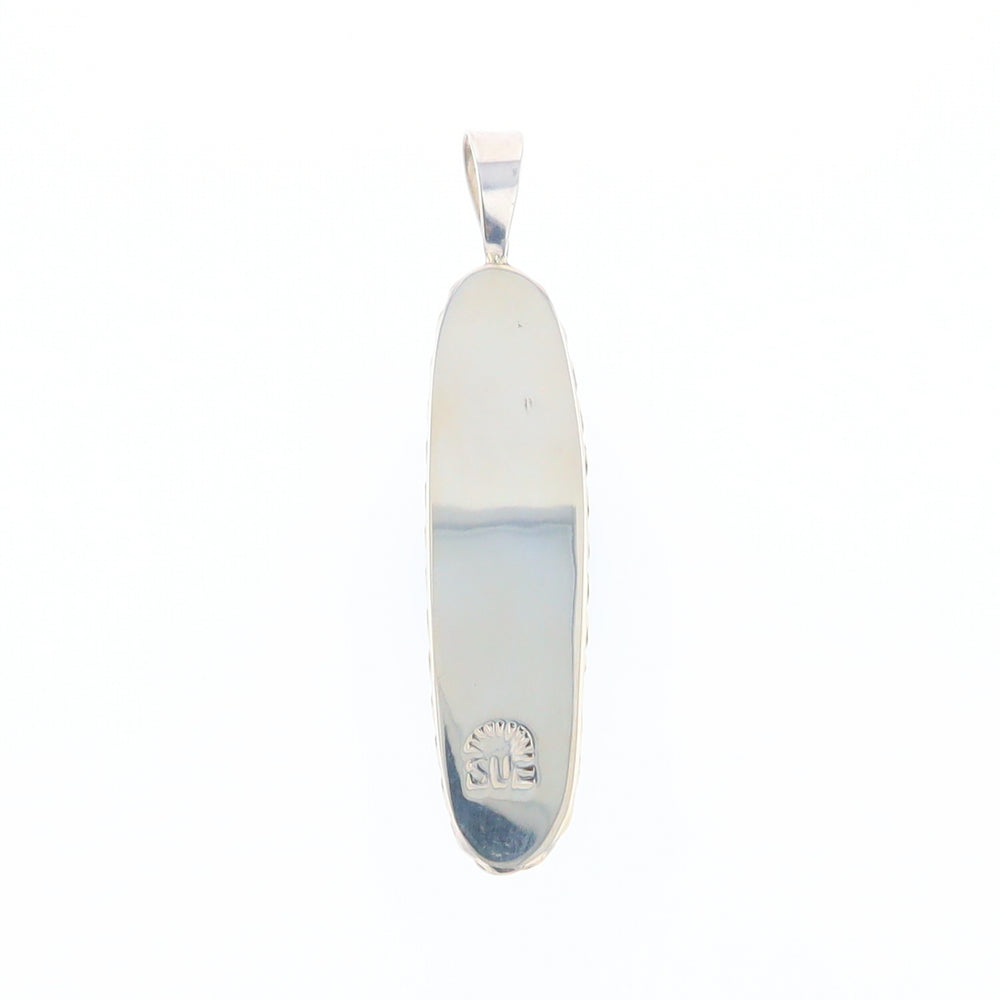 Multi Stone Inlaid Pendant