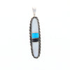 Multi Stone Inlaid Pendant