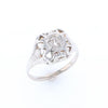 Vintage Square Top Diamond Ring