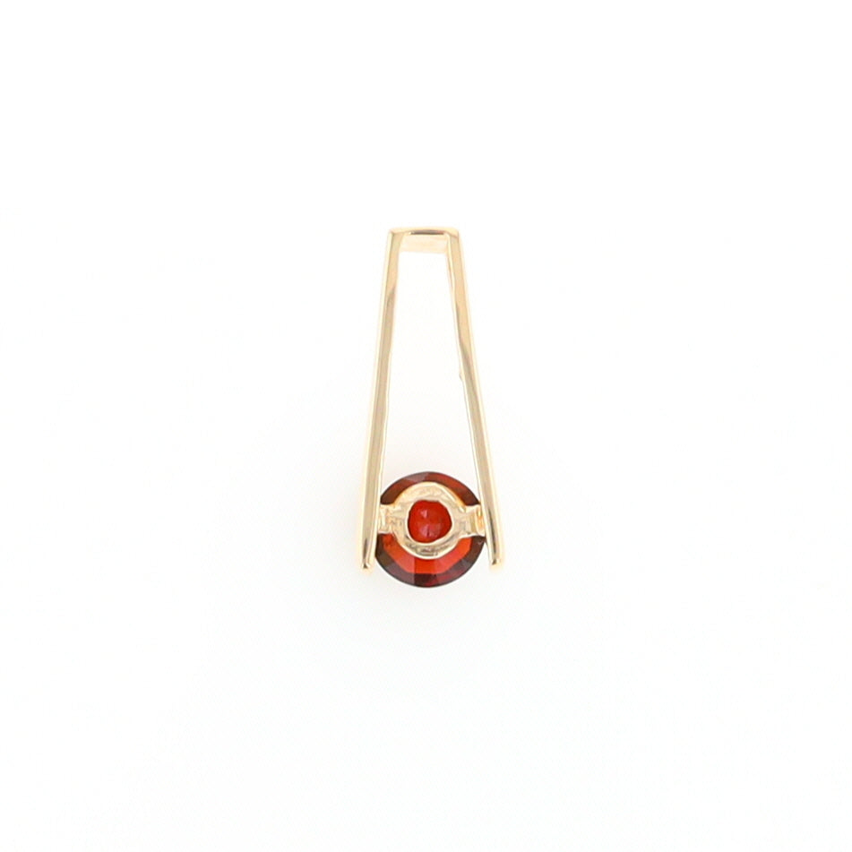 Garnet Slide Pendant