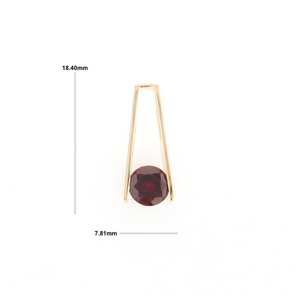 Garnet Slide Pendant