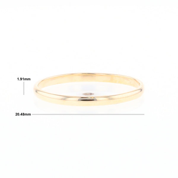 Thin Gold Wedding Band