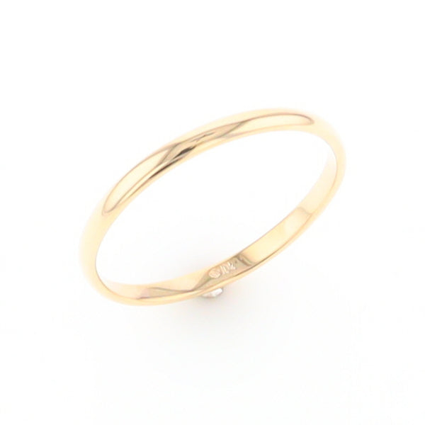 Thin Gold Wedding Band