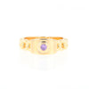 Amethyst Chain Design Ring