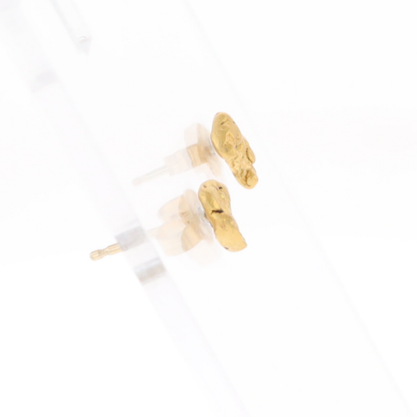 Natural Gold Nugget Earrings