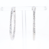 Diamond Cut Hoops