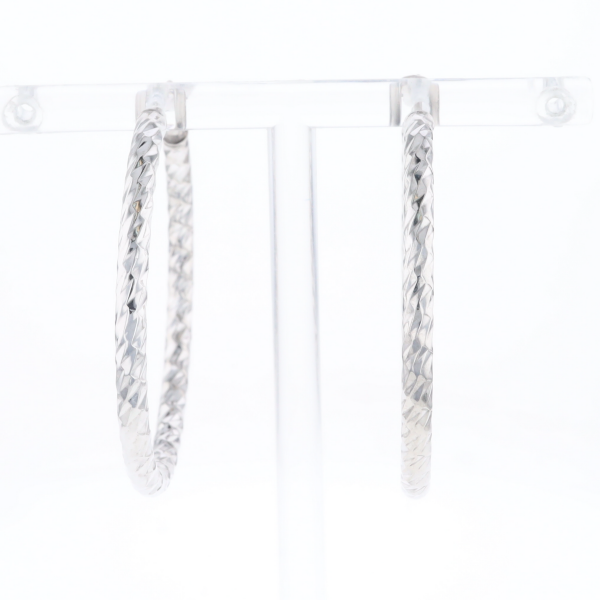 Diamond Cut Hoops