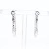 Diamond Cut Hoop Earrings