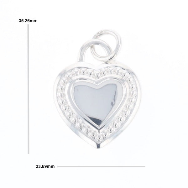 Judith Ripka Beaded Heart Pendant