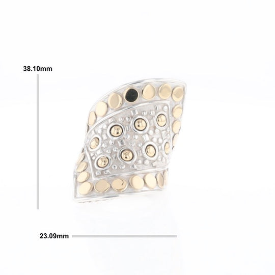 John Hardy Two-Tone Curved Ring