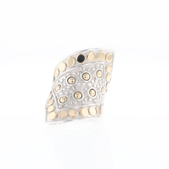 John Hardy Two-Tone Curved Ring