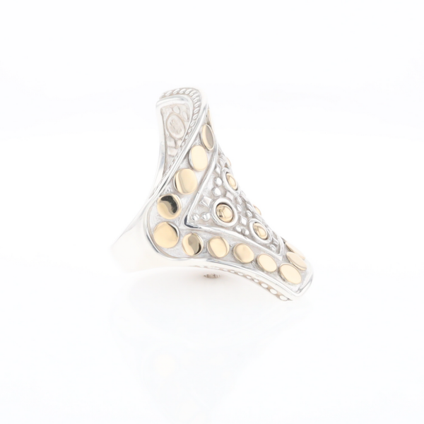 John Hardy Two-Tone Curved Ring