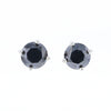 4.92ctw Black Diamond Stud Earrings
