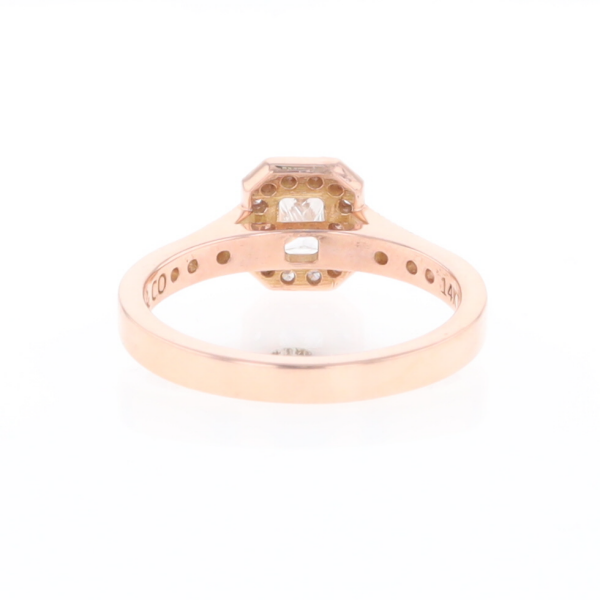 Princess Cut Diamond Halo Ring