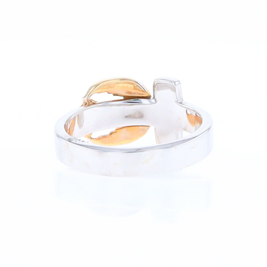Cross and Dove Ring