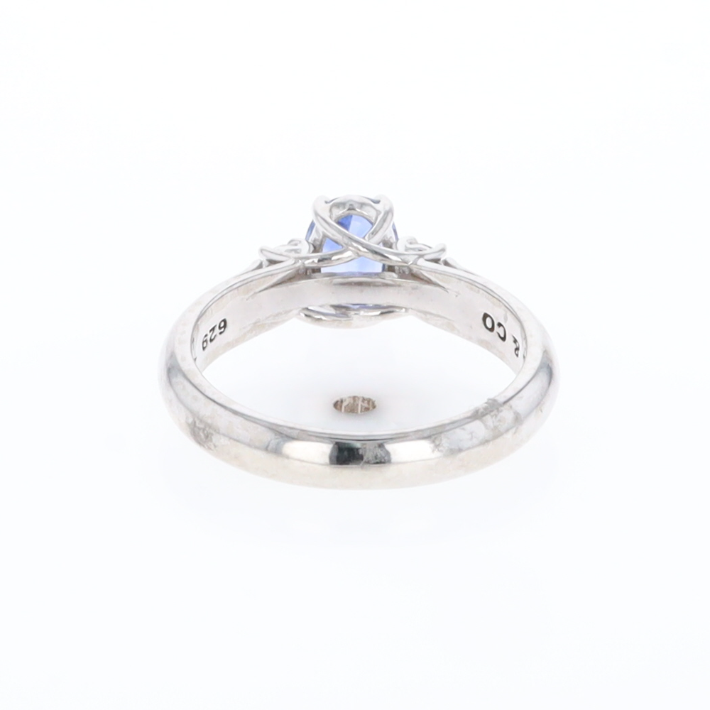 Ceylon Sapphire 3-Stone Trellis Ring