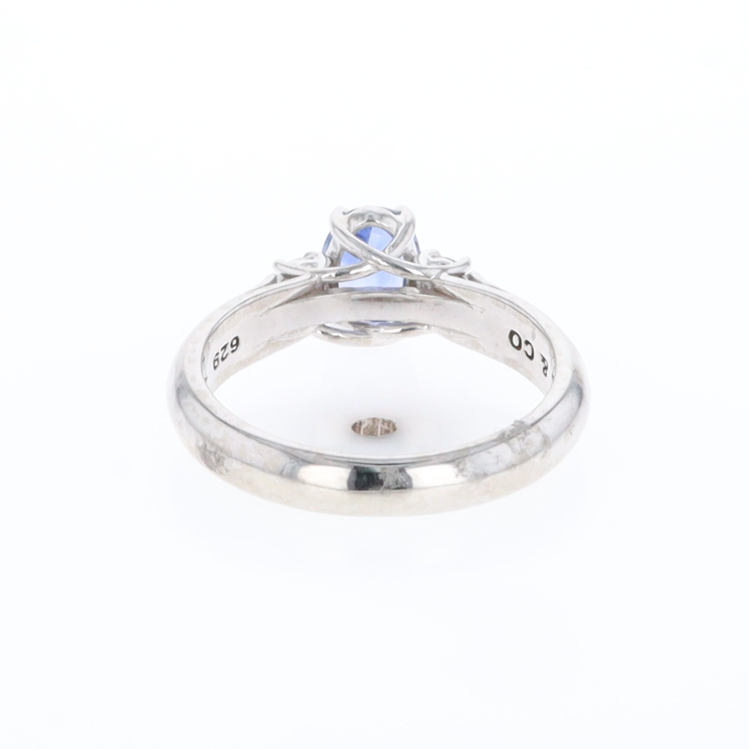 Ceylon Sapphire 3-Stone Trellis Ring