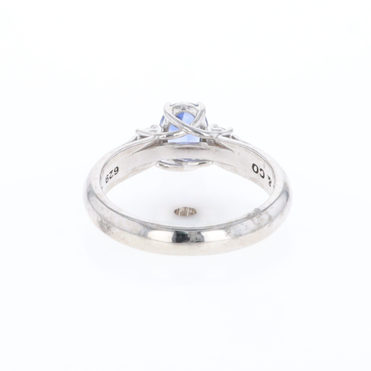Ceylon Sapphire 3-Stone Trellis Ring