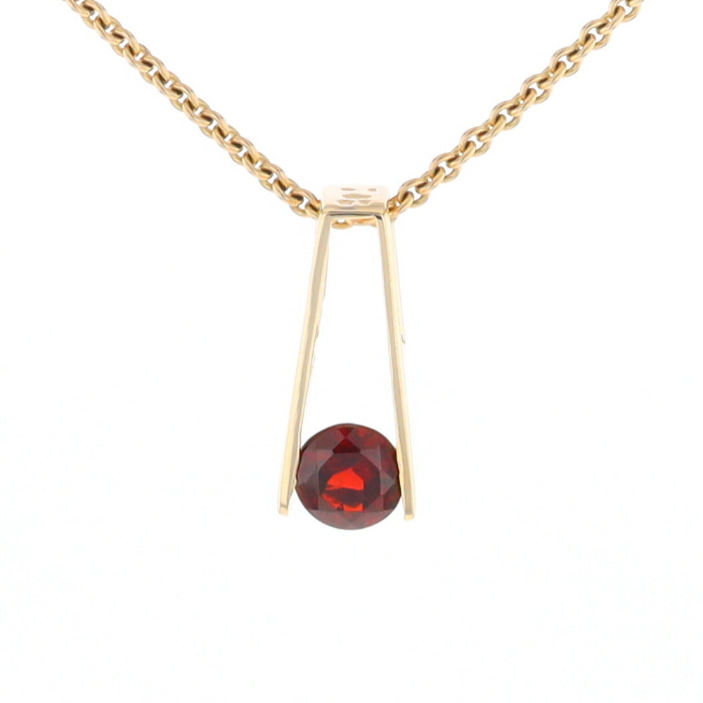 Garnet Slide Pendant