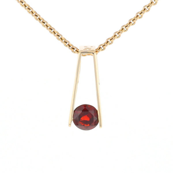 Garnet Slide Pendant