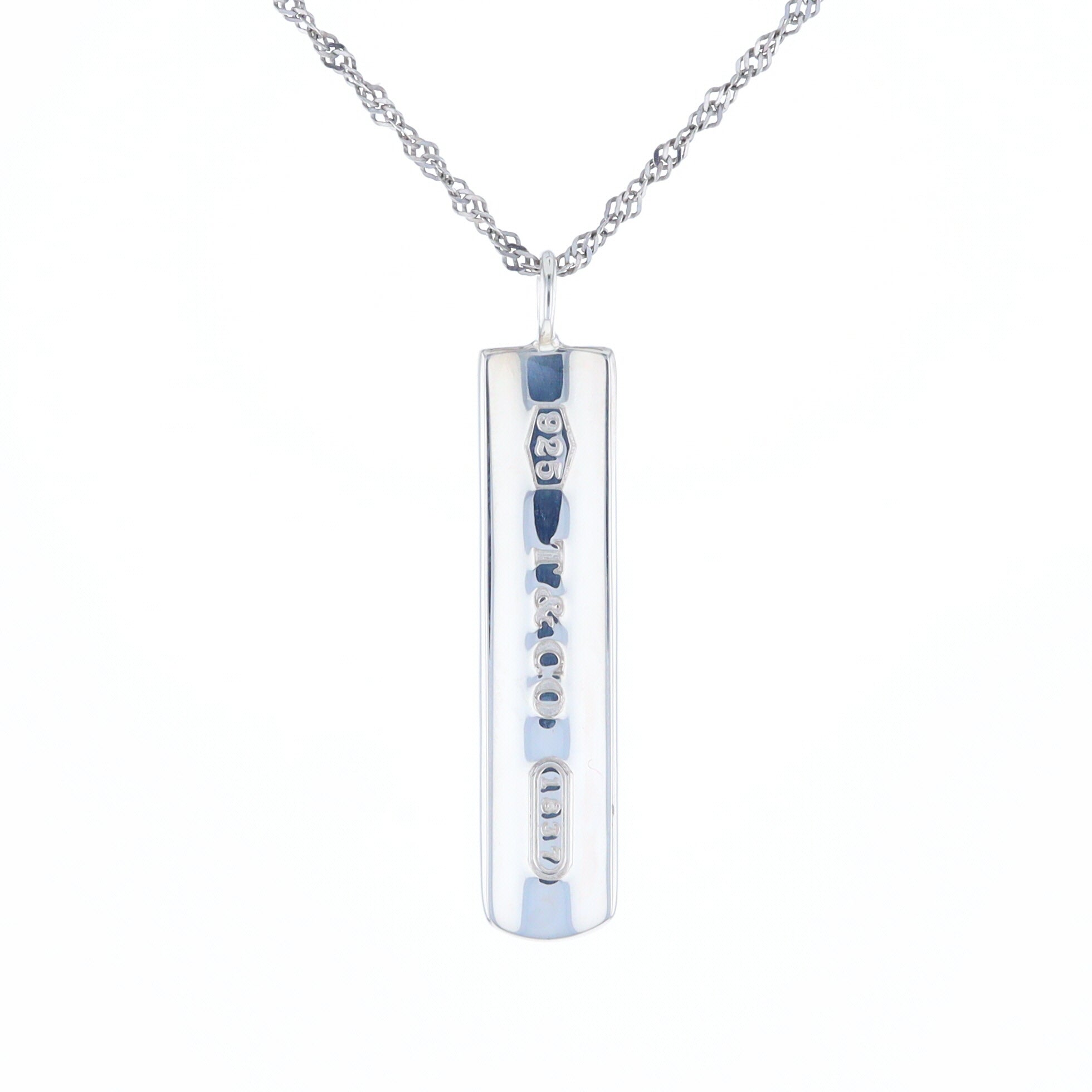 Tiffany & Co popular Sterling silver bar necklace