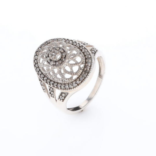 Open Work Filigree Design Ring