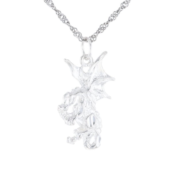 Silver Dragon Pendant