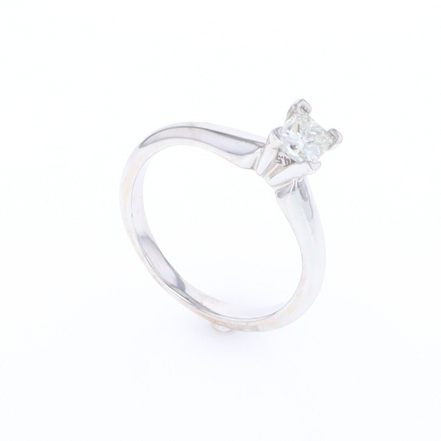 Princess Cut Diamond Solitaire Engagement Ring