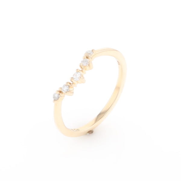 Yellow Gold Shadow Band