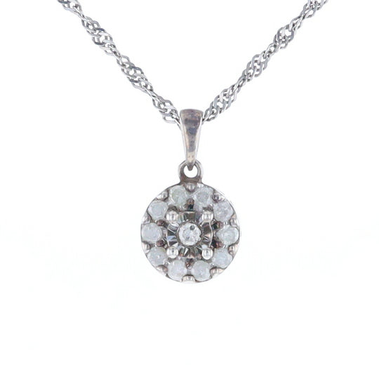 Diamond Cluster Pendant