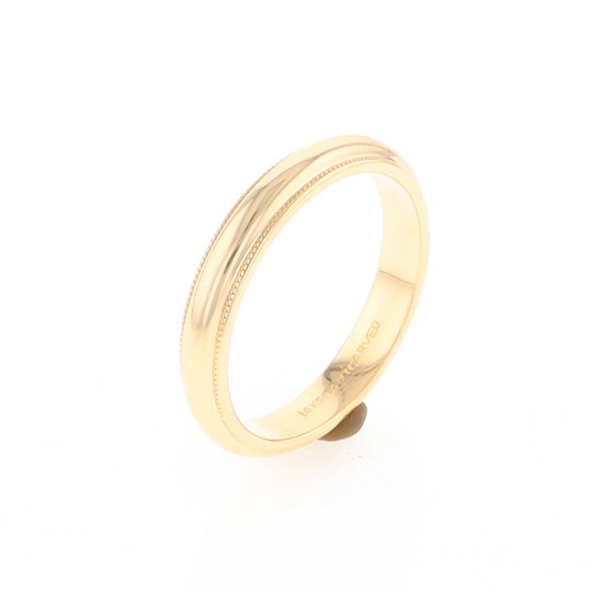 Milgrain Standard Fit Wedding Band