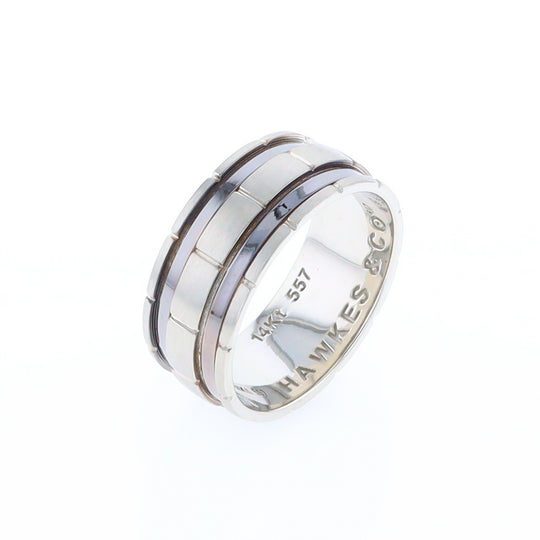 Contemporary Men's Comforts Fit Wedding Band Small