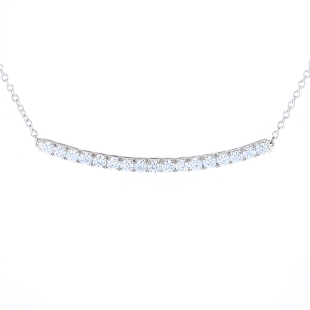 Diamond Bar Necklace