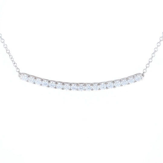 Diamond Bar Necklace