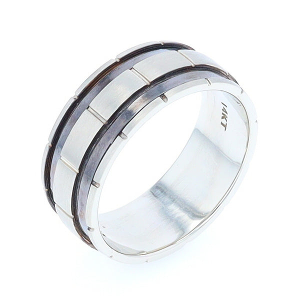 Contemporary Men's Comforts Fit Wedding Band Medium