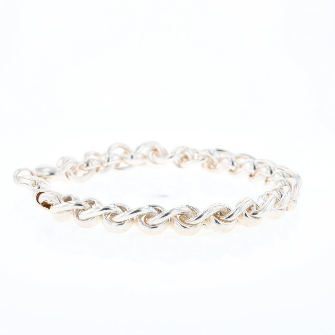 Sterling Silver Round Link Bracelet