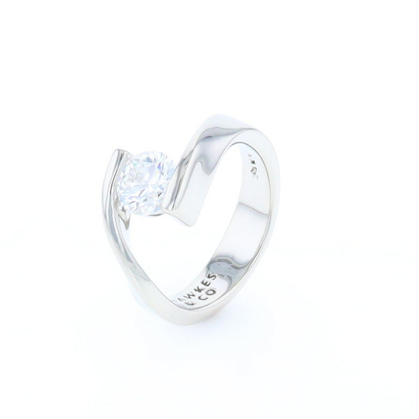 K.I.S.S. Bypass Diamond Engagement Ring