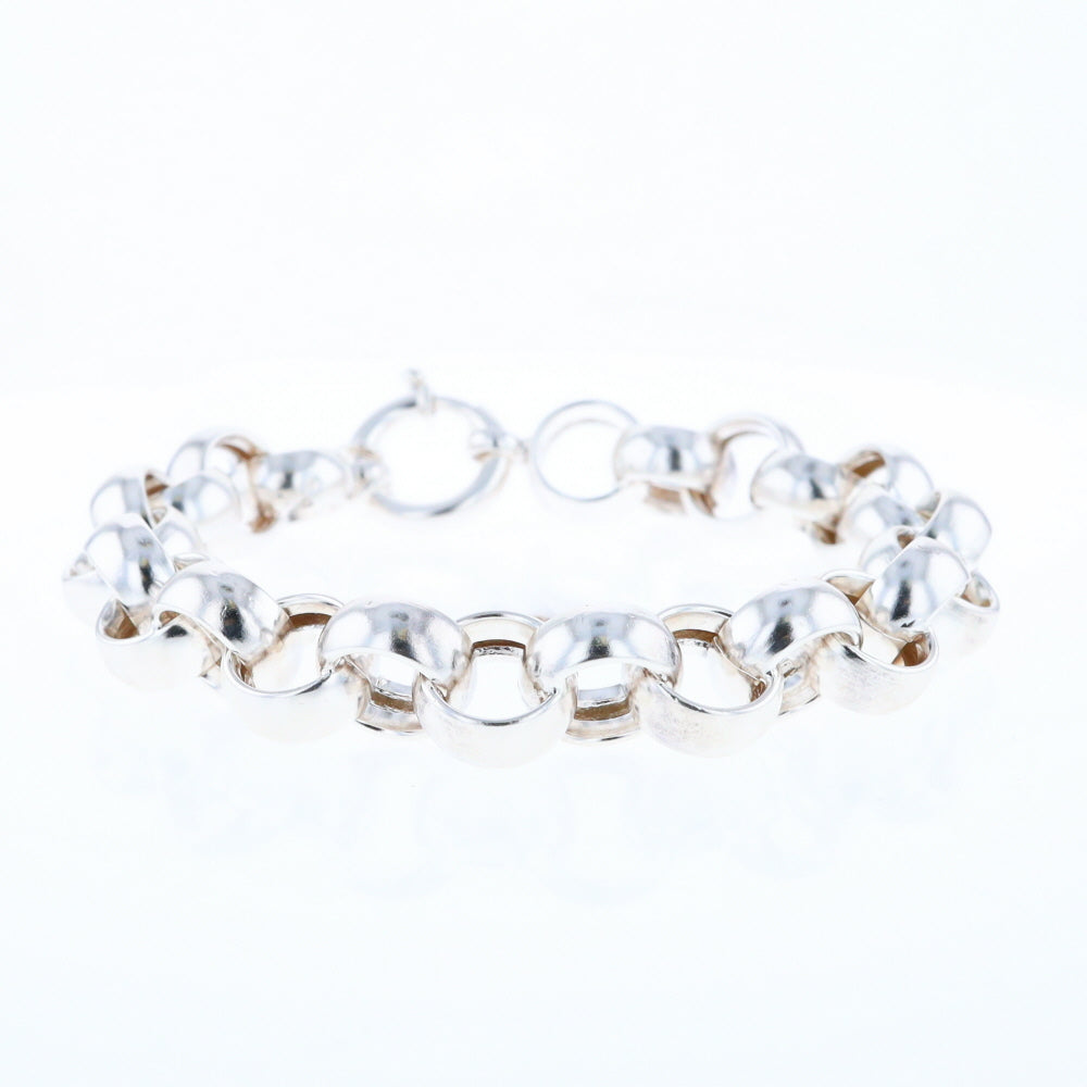 Silver Rolo Link Bracelet