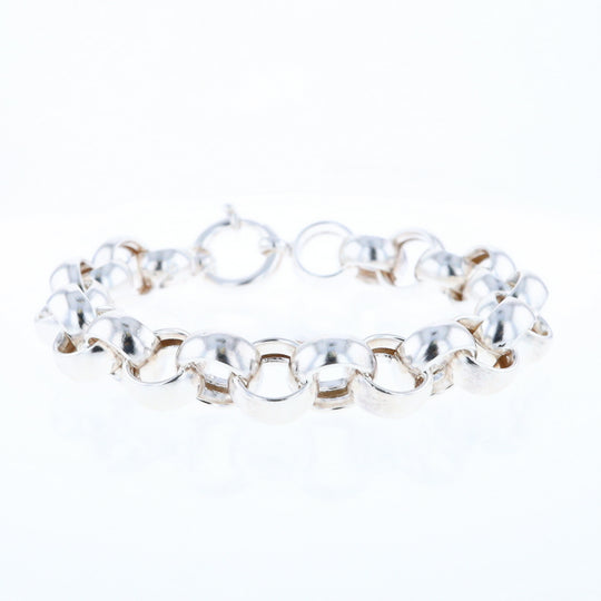 Silver Rolo Link Bracelet