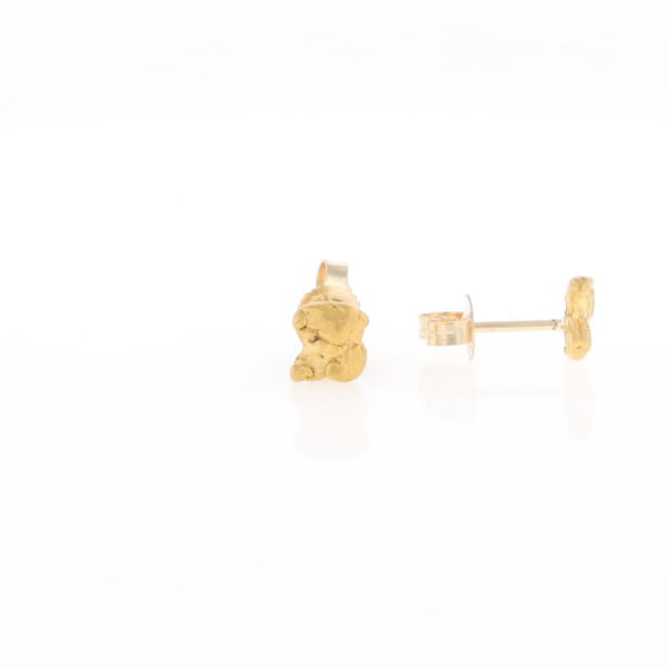 Natural Gold Nugget Earrings