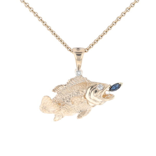 Large Mouth Bass Pendant