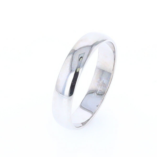 Standard Fit Wedding Band White Gold