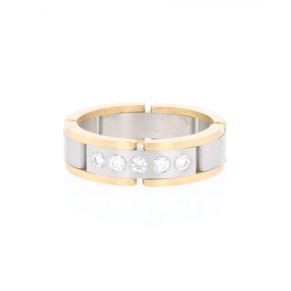 Moveable Men's 5 Diamond Ring