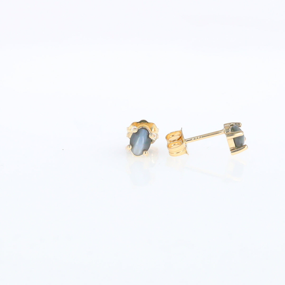 Cat's Eye Alexandrite Studs