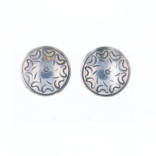 Native American Disc Earrings