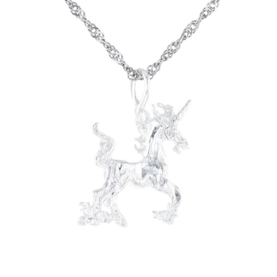 Silver Unicorn Pendant